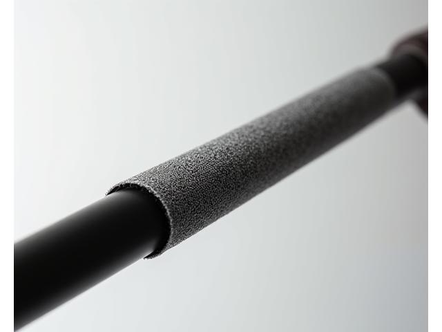Textured grip tape wrapped around a paddle shaft